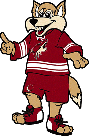 Arizona Coyotes 2003 04-2006 07 Mascot Logo cricut iron on